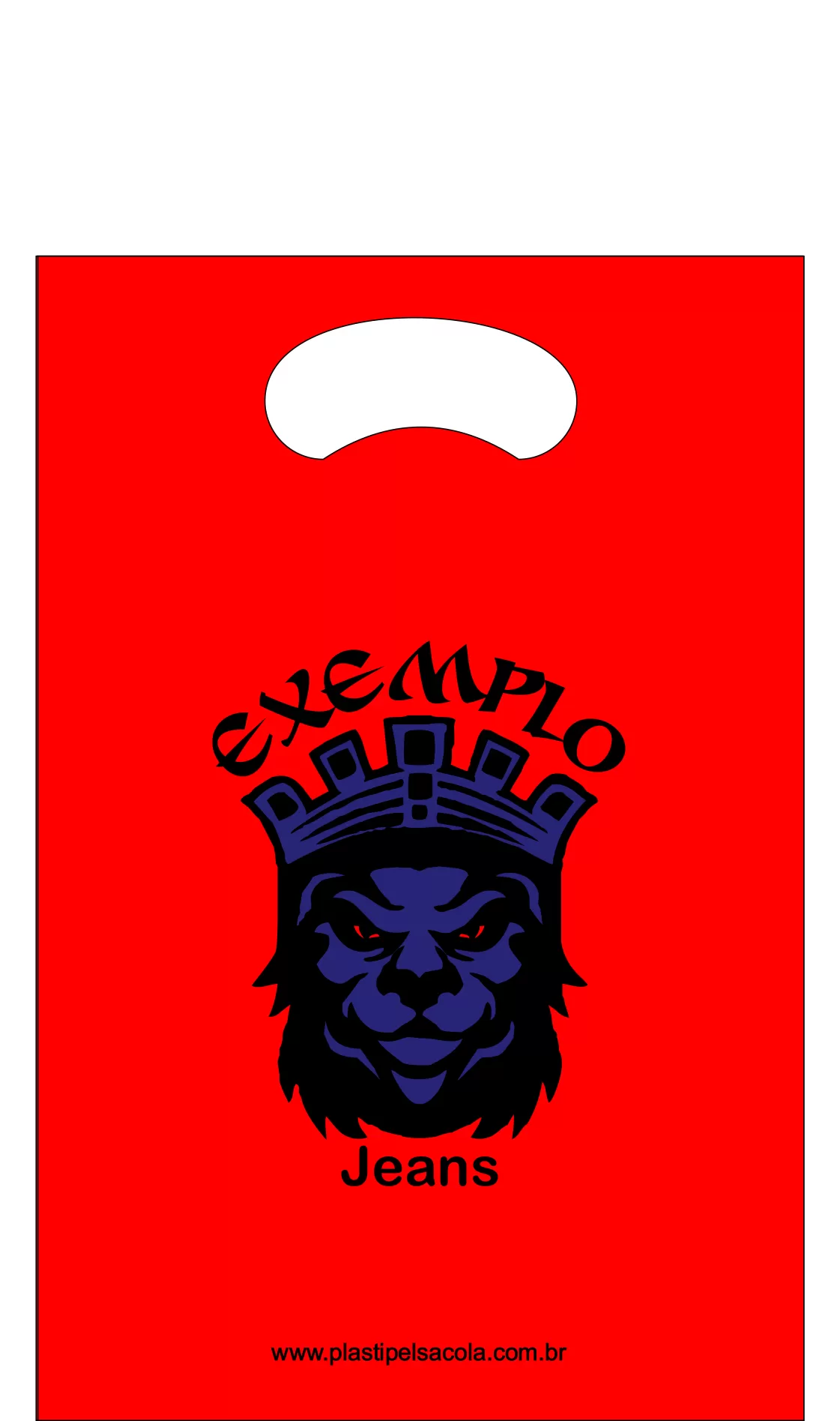 sacola do tipo: alca-camiseta